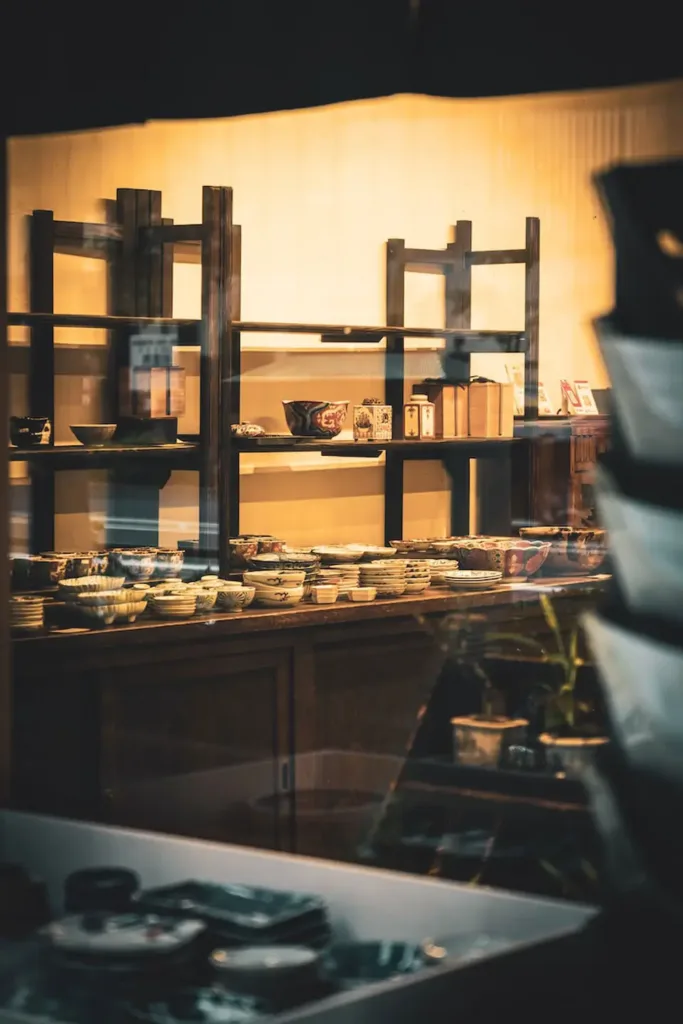 a kitchen filled with lots of food on top of a counter